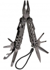 Multi Tool BLACK COBRA mit Lanyard (Faustriemen) 9 Werkzeuge Hersteller MILTEC