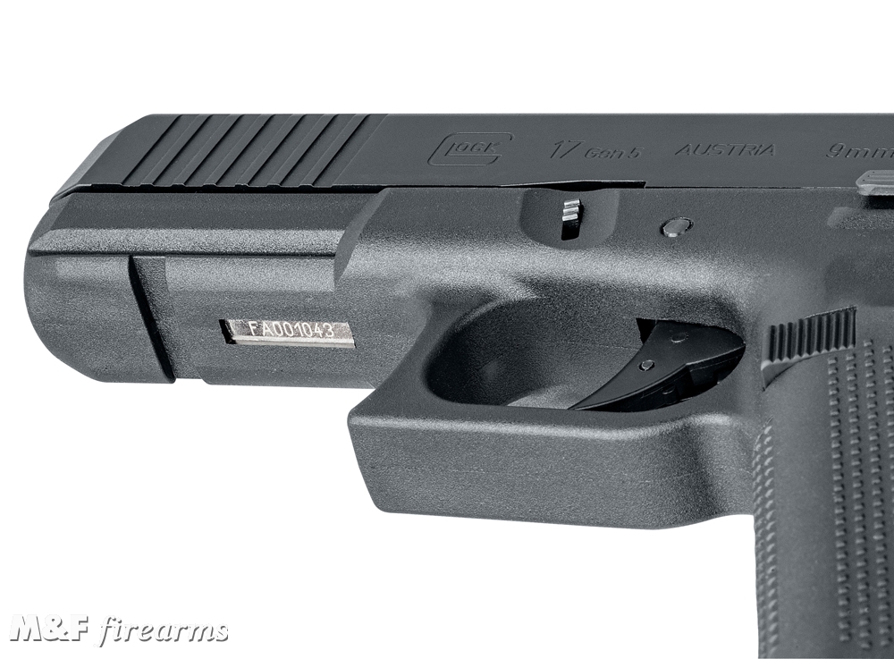 Glock Schreckschuss Pistole Glock 17 & Pyrolauncher (Kaliber 9mm