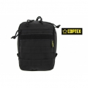 COPTEX Tac Bag II Praktische Gürteltasche mit 2 Fächern und Regenhaube