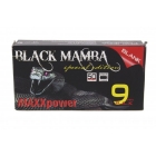 BLACK MAMBA Platzpatronen Kaliber 9 mm P.A.K. für Pistolen. 50 Schuss in Pappschachtel Boxerzündung