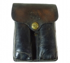 US M1912 Eagle Snap Leather Twin Mag Pouch for the Colt 1911 Pistol Rock Island Arsenal 1913 dated