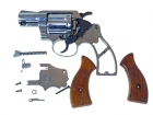 RECK Schreckschuss Revolver San Francisco Kaliber 9 mm RK (.380 Knall) STAINLESS