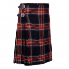 Schottischer Kilt in den Farben des Scottish National Tartan Black Stewart